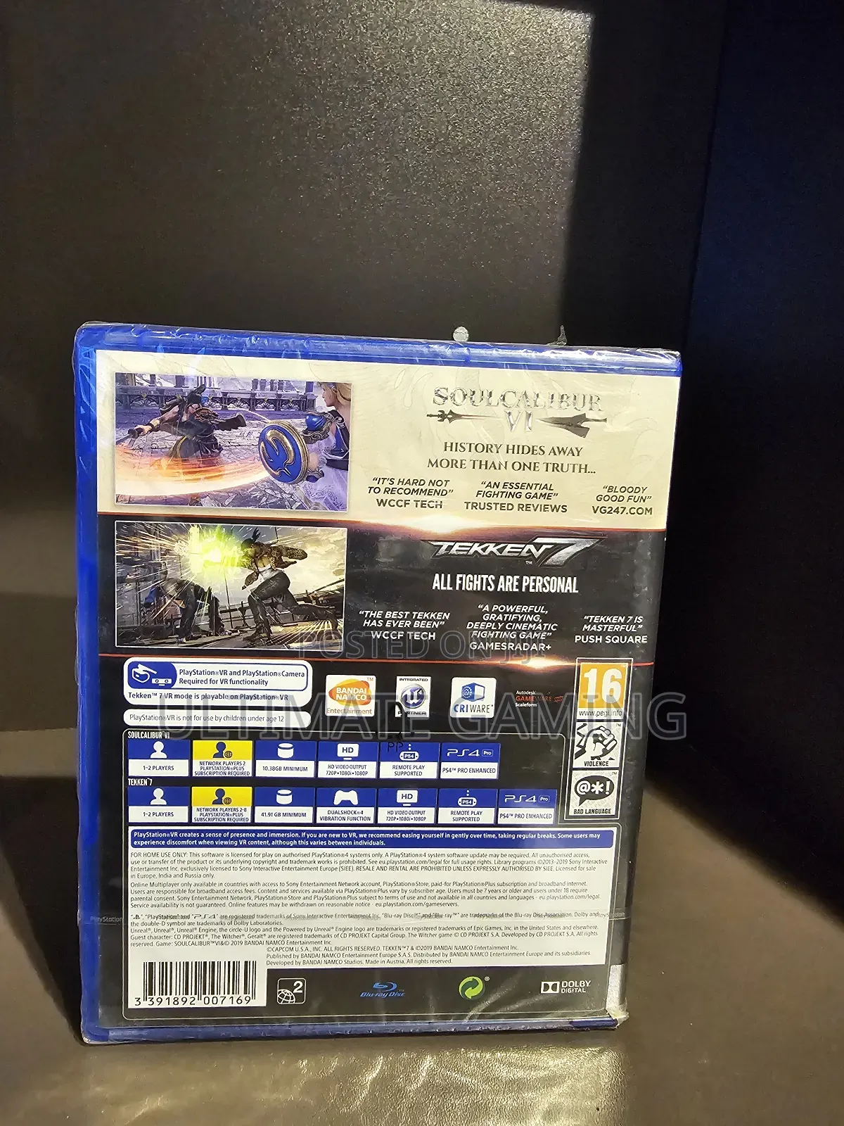 Ps4 Soul Calibur Vi Tekken 7
