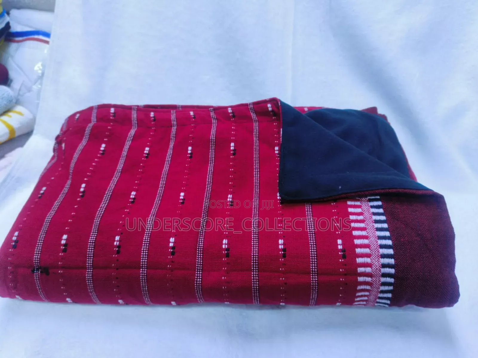 Red Checked Masai Fleece Blankets