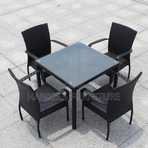 Outdoor Dining Table Set Black Dining Table Set