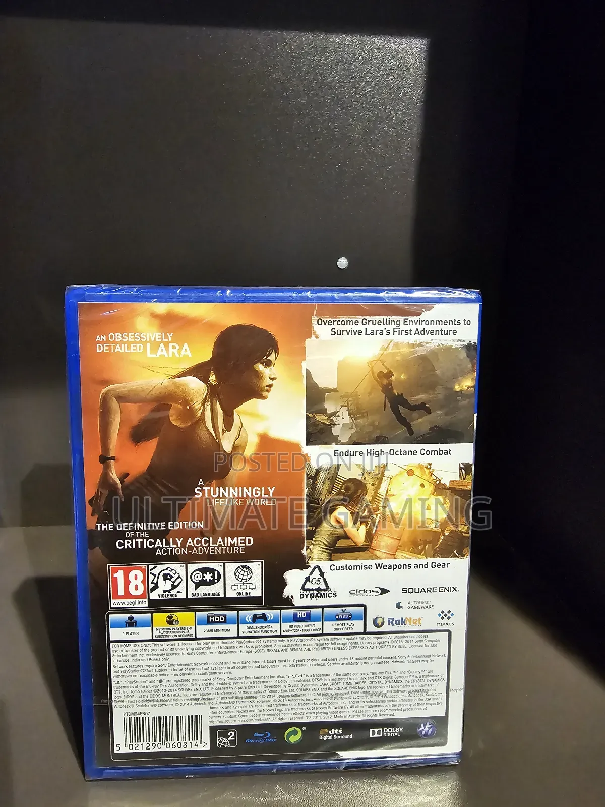 Tomb Raider Definitive Edt for Ps4