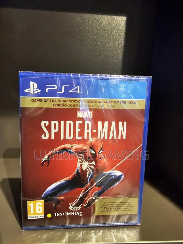 Ps4 Marvel Spiderman Game of the Year Edition