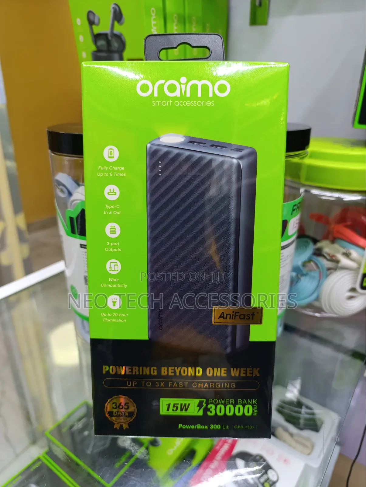 Oraimo Powerbox 300 Lit 30000mah Power Bank