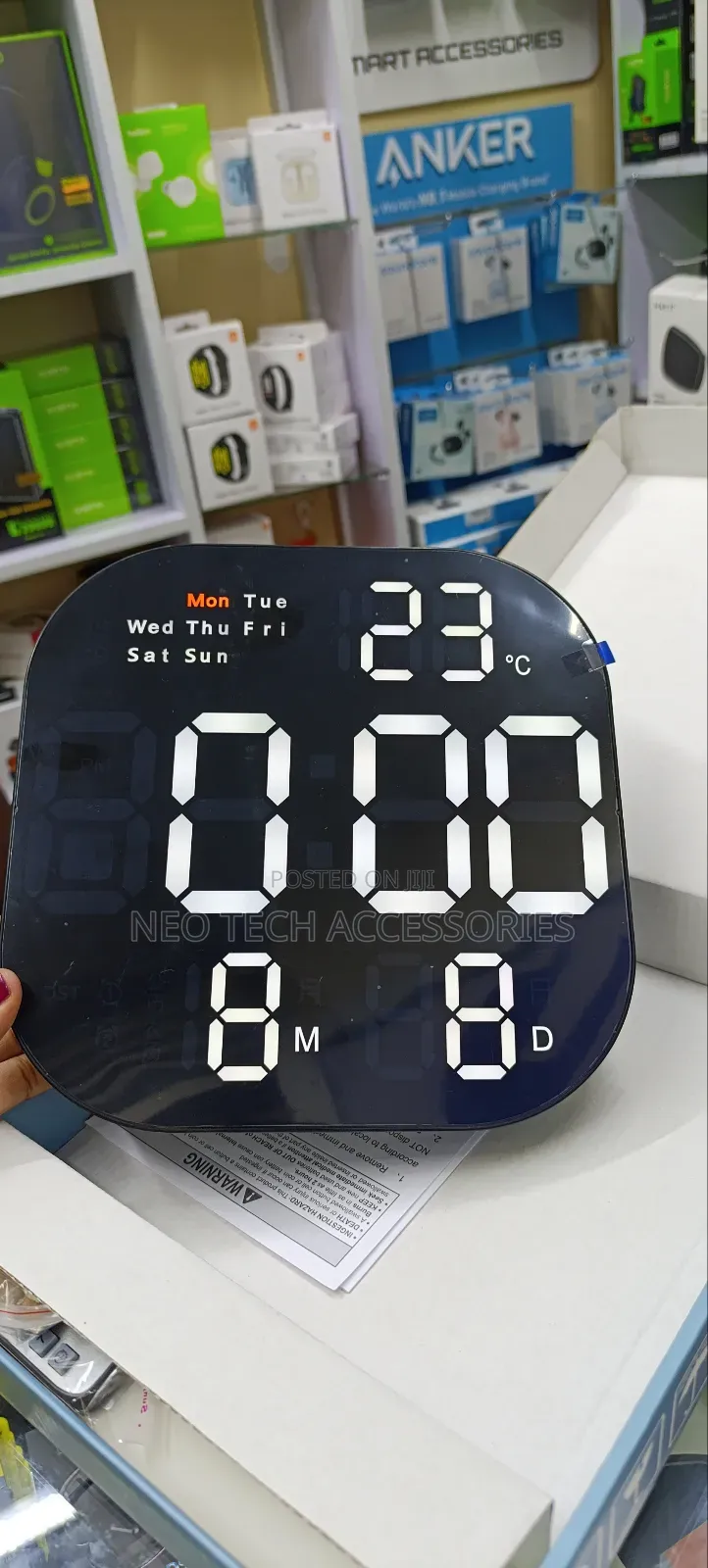 Digital Wall Clock