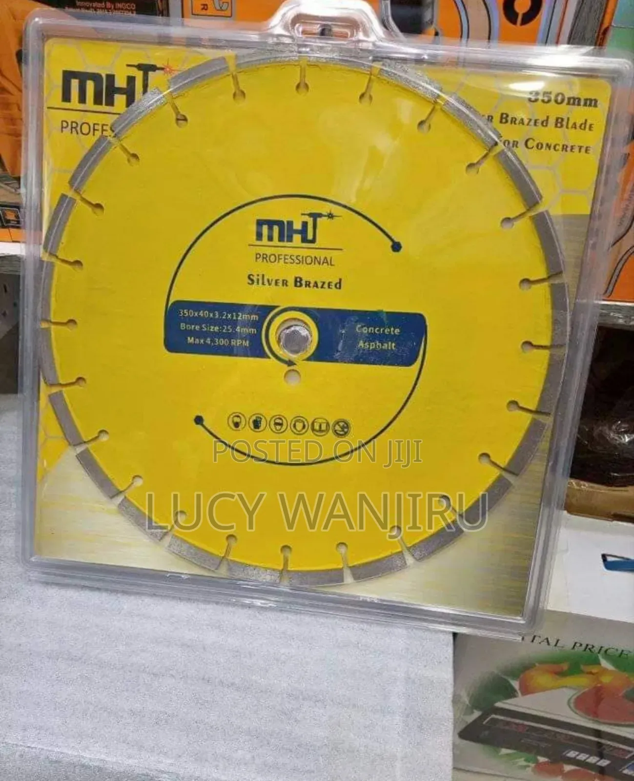Original MHT 14" Diamond Cutting Disc