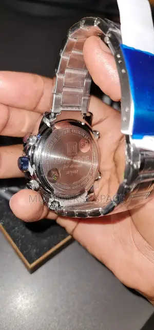 Naviforce Silver Steel Analog Digital Men Water Resist Quartz Watch