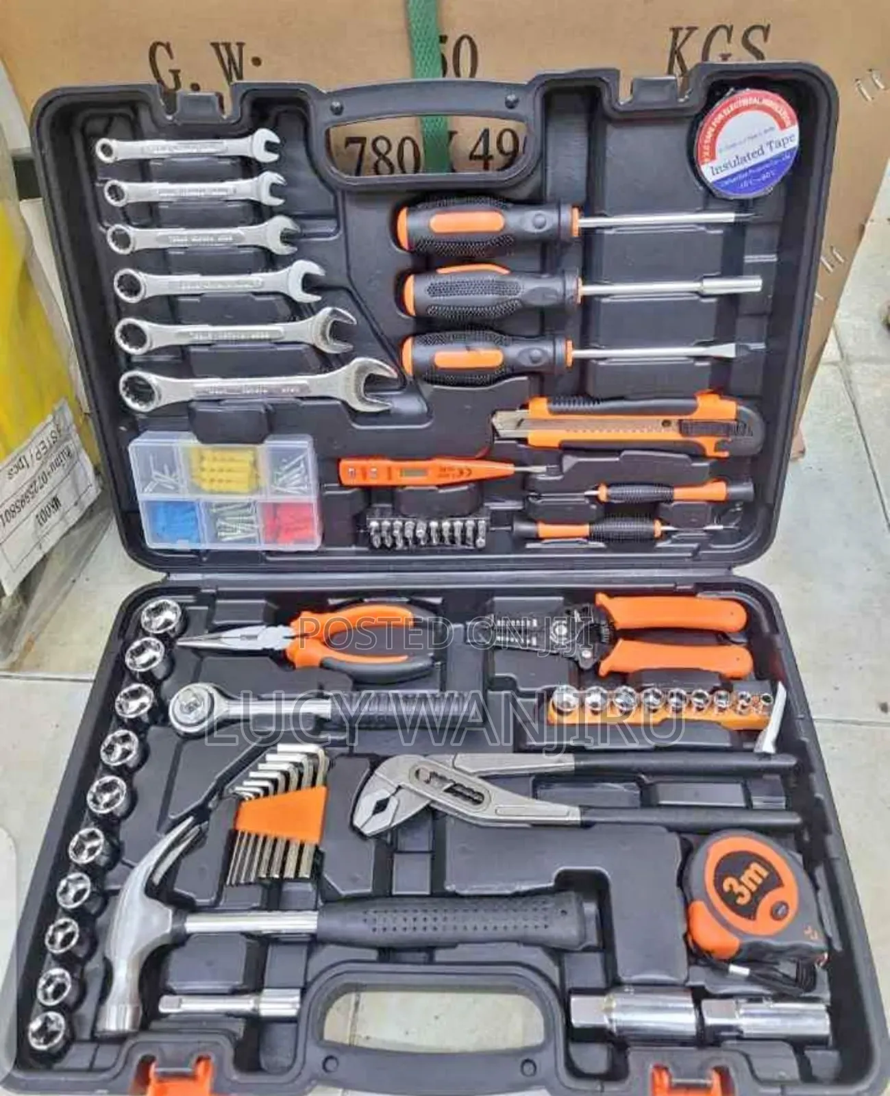 72pcs Mechanical Tool Box 