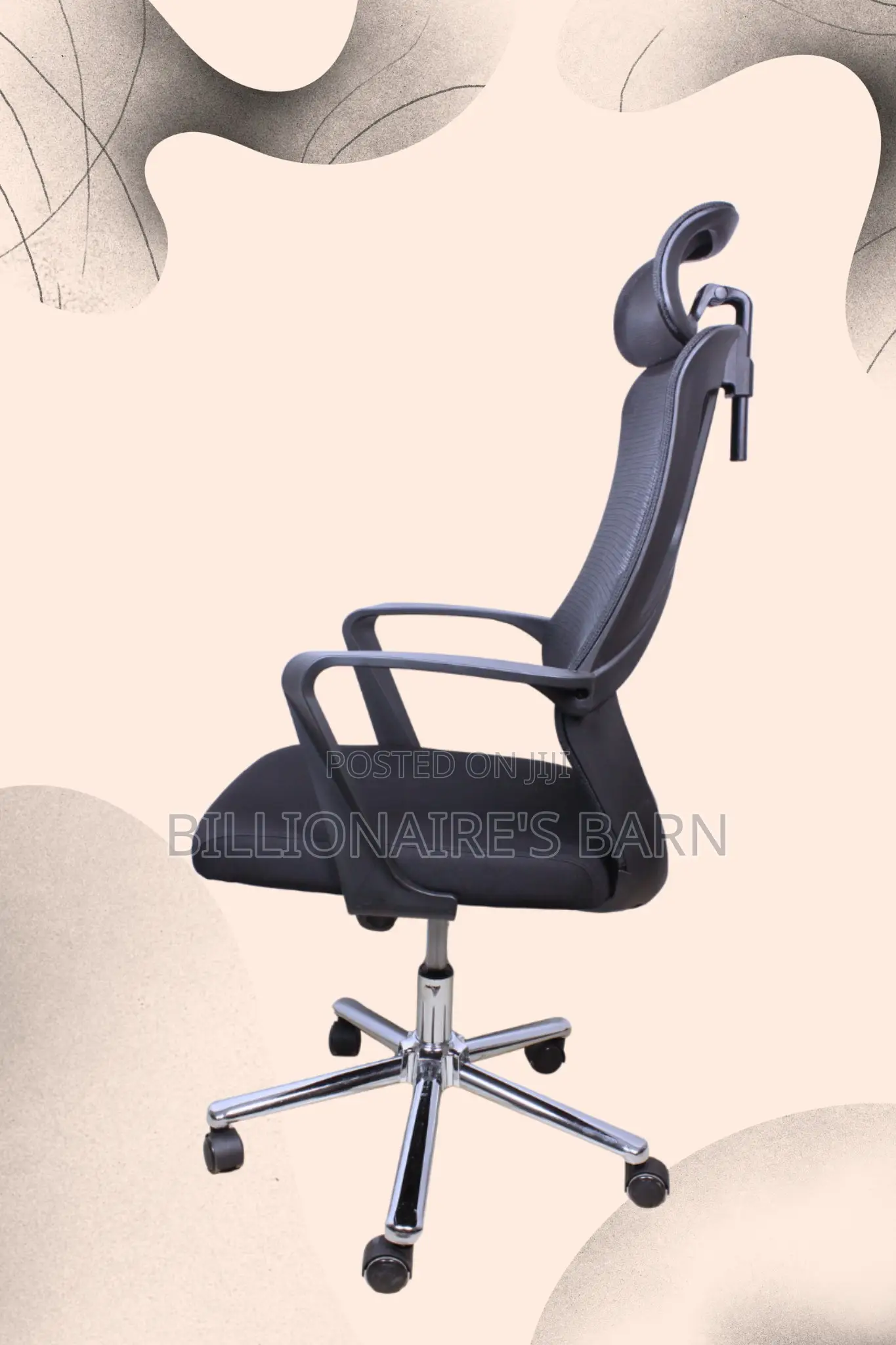 New Arrival High Back Mesh Office Chair — Back Support for Long Hours