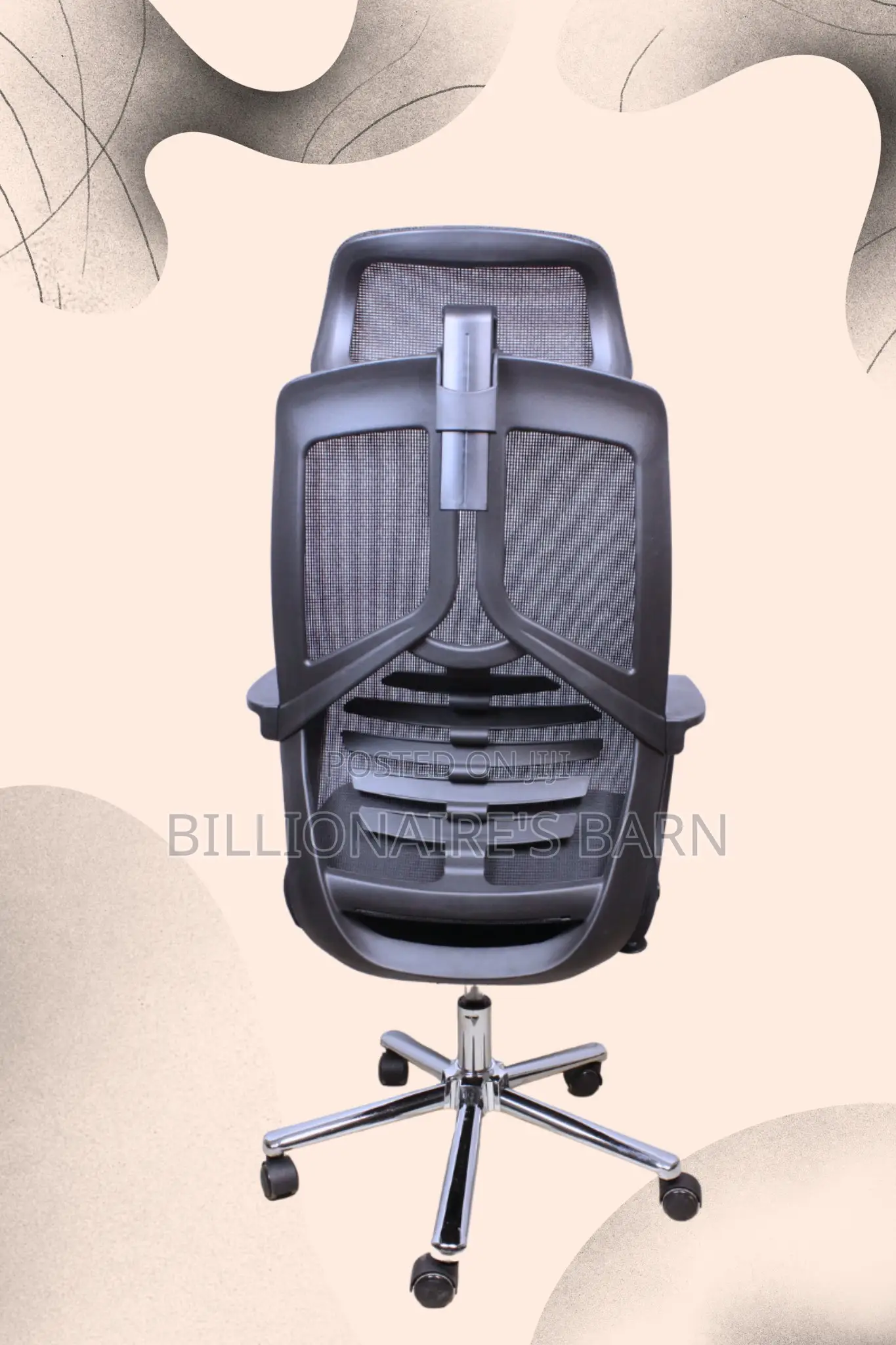 New Arrival High Back Mesh Office Chair — Back Support for Long Hours