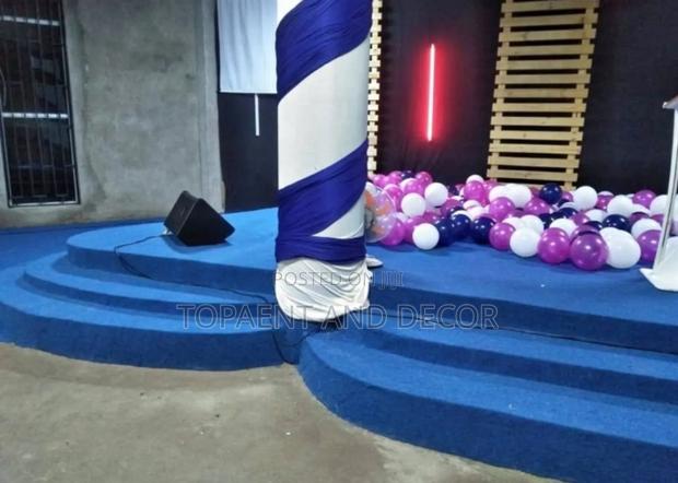 Soft Touch Wall to Wall Decorated Pulpit Carpet - main view