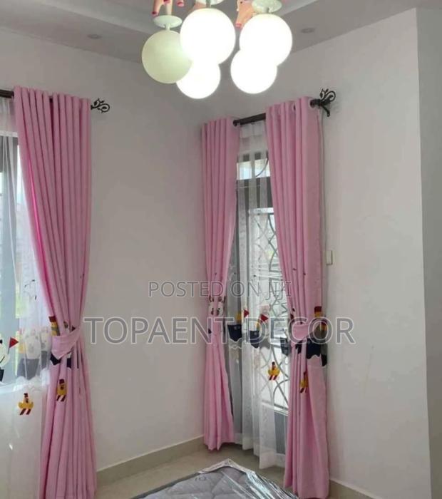 Kids Cartoon Themed Eyelates Quality Window Curtains