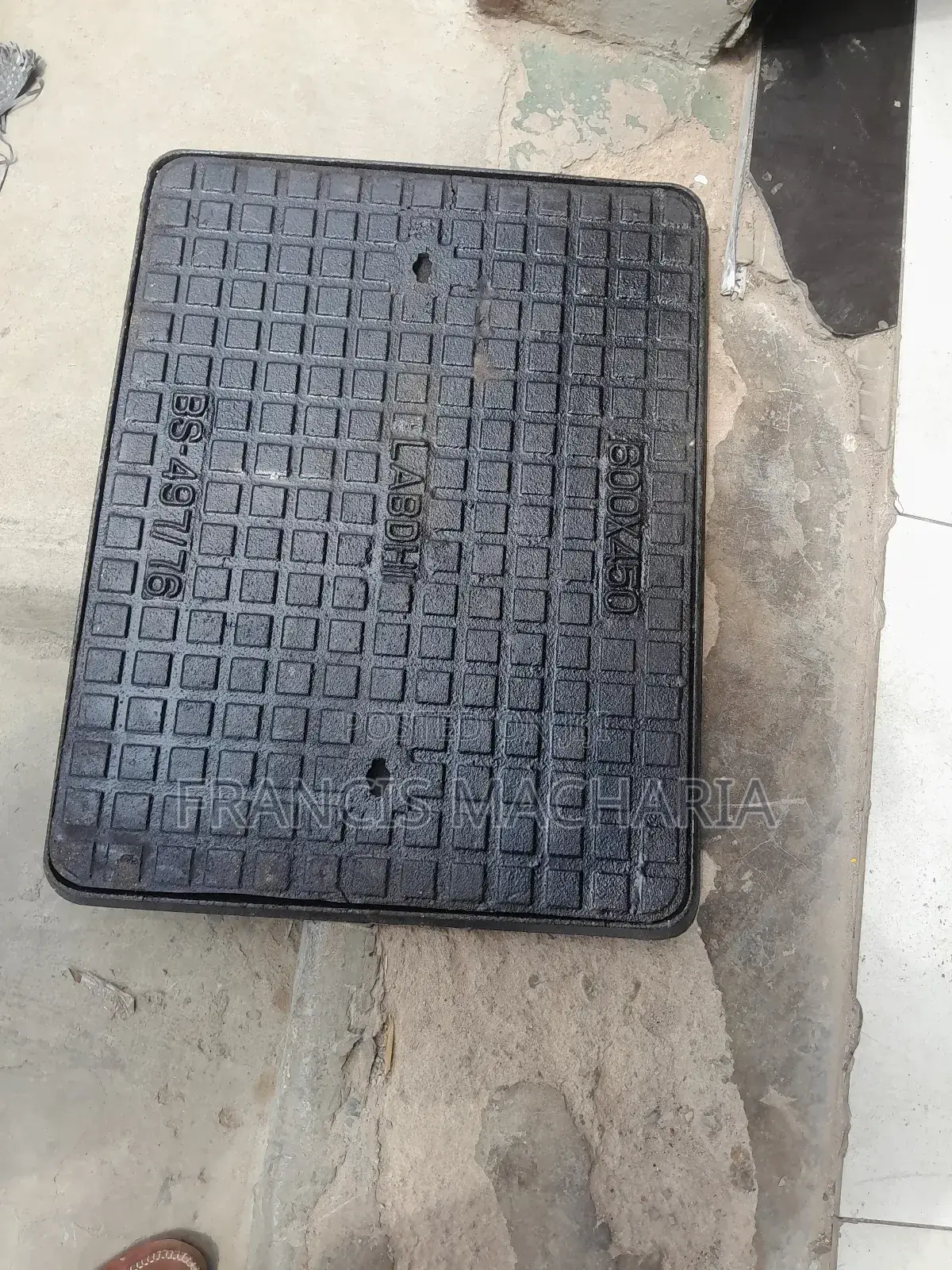 600mm by 450mm Top Manhole Cover