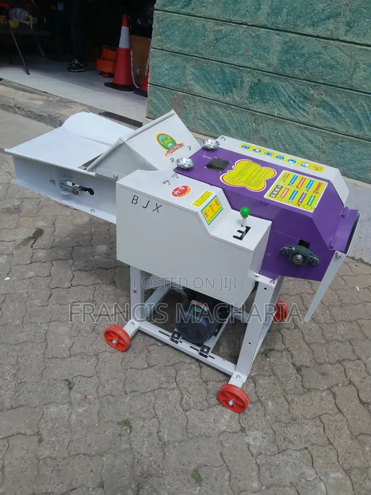 3hp Motor Powered Chaff Cutter