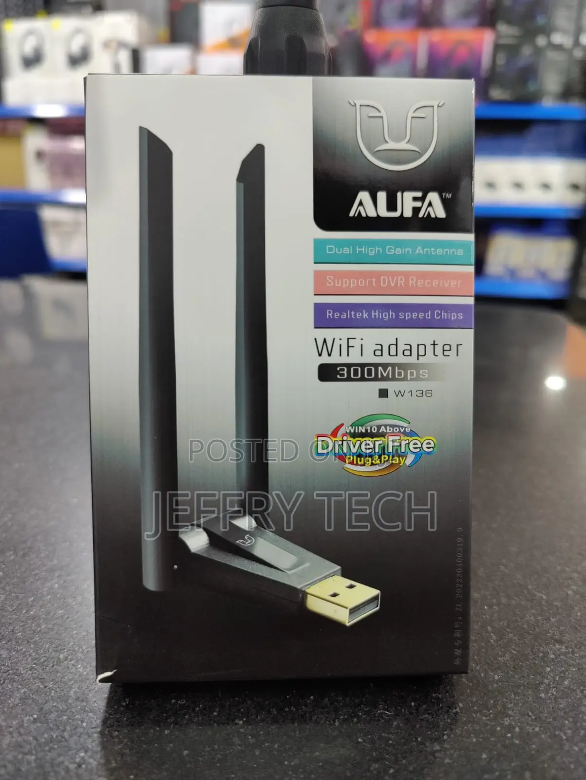 Dual Antenna 300mb Wifi Usb Adapter