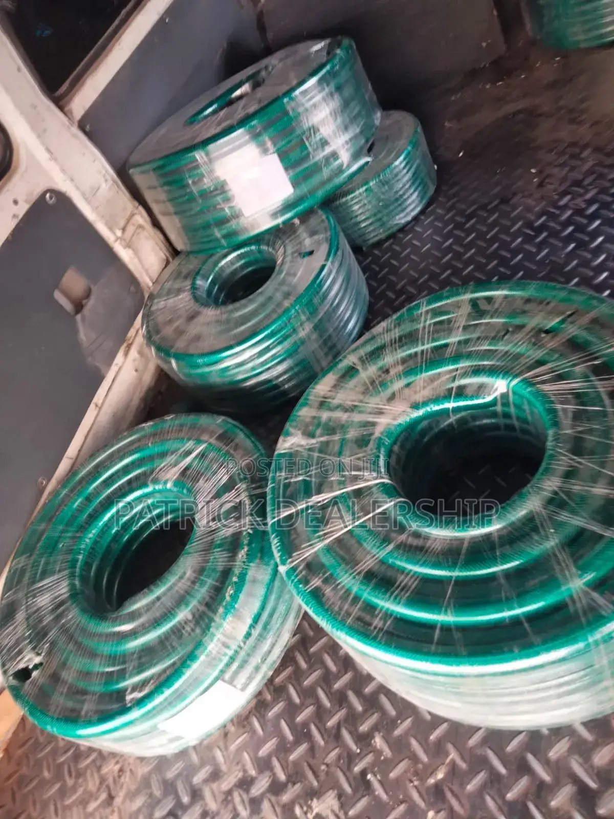 3/4 by 50 Metre of Green Braided Hose Pipes