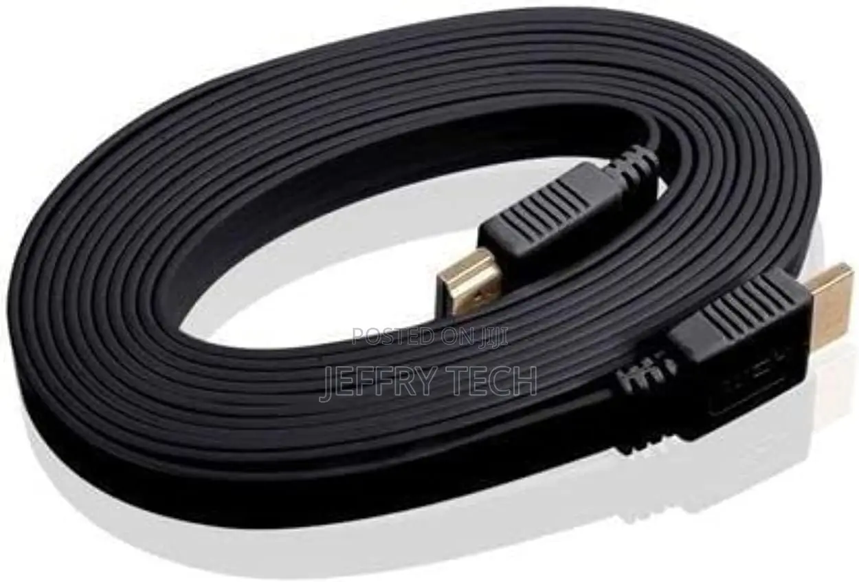 10m Flat Hd Cable - Hdmi 1080p - Color - Black - A - Plus