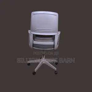 Ergonomic Mid-Back Mesh Chair, in Grey Finish.