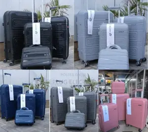 Travel Briefcases - 4 in-1 Unbreakable Rubber Suitcase