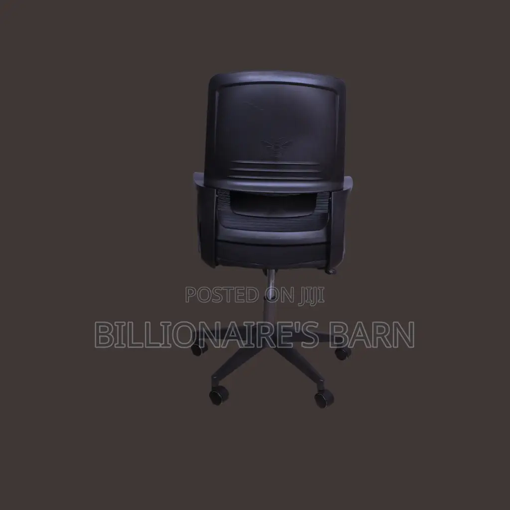Black Ergonomic Mesh Office Chair (Mid Back, Lumbar Support),