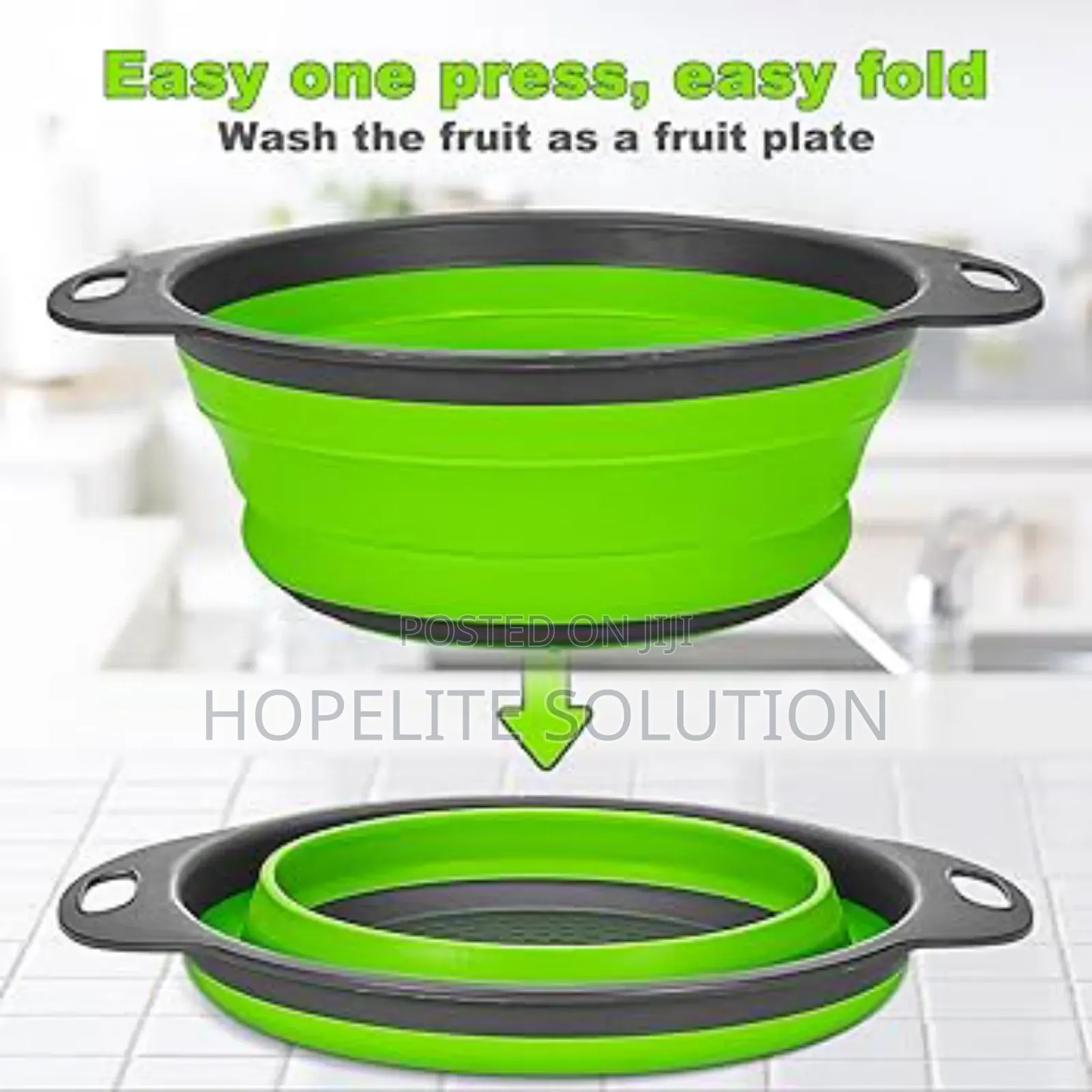 Silicon Collapsible Colander