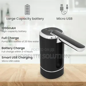 Rechargeable Foldable Sprout Automatic Water Dispenser