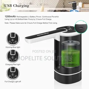 Rechargeable Foldable Sprout Automatic Water Dispenser