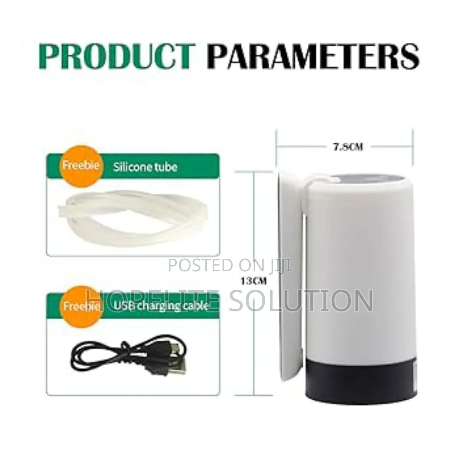 Rechargeable Foldable Sprout Automatic Water Dispenser