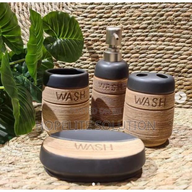 Ceramic 4 in 1 Bathroom Set - thumbnail 2
