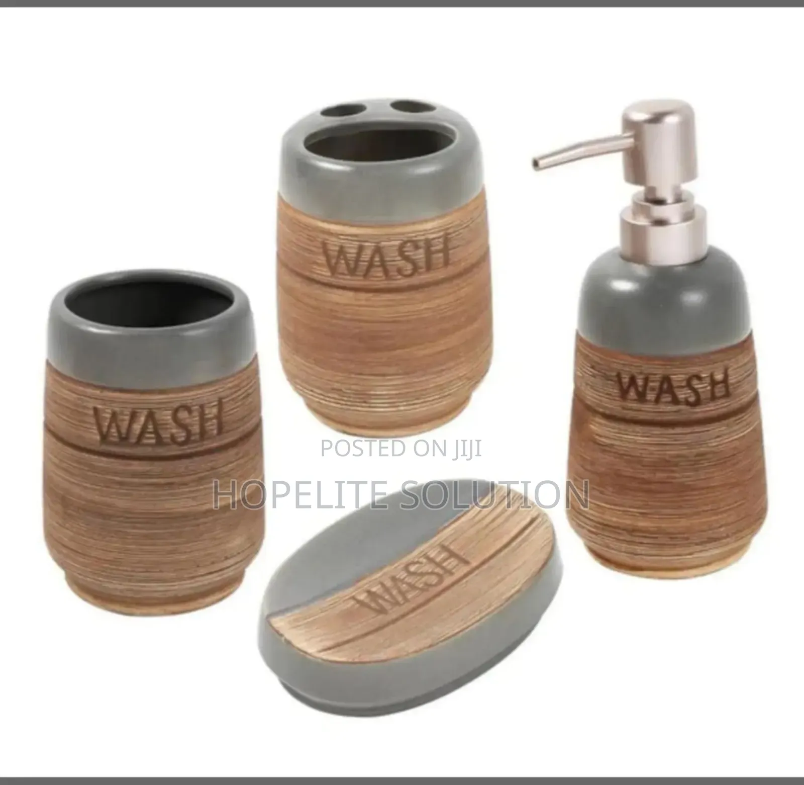 Ceramic 4 in 1 Bathroom Set