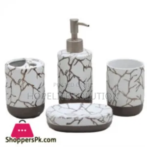 Ceramic 4 in 1 Bathroom Set