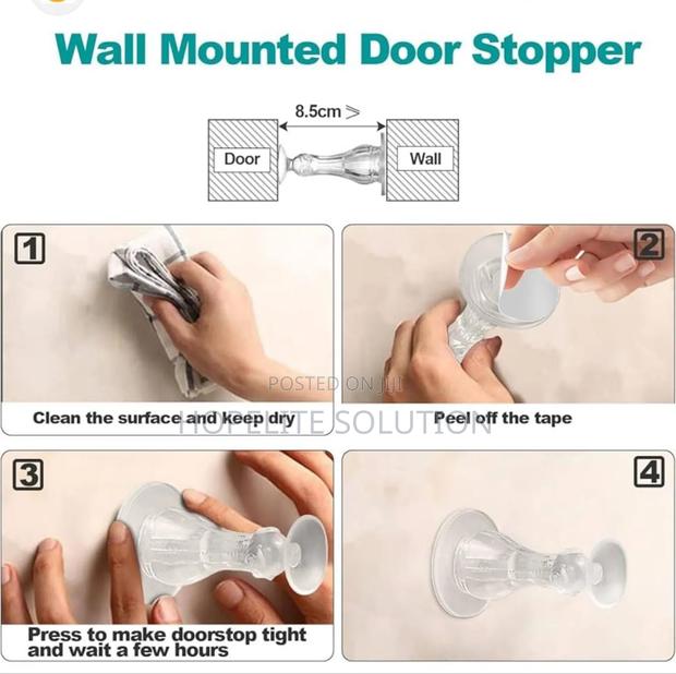 Long Adhesive Silicon Door Stopper - thumbnail 2