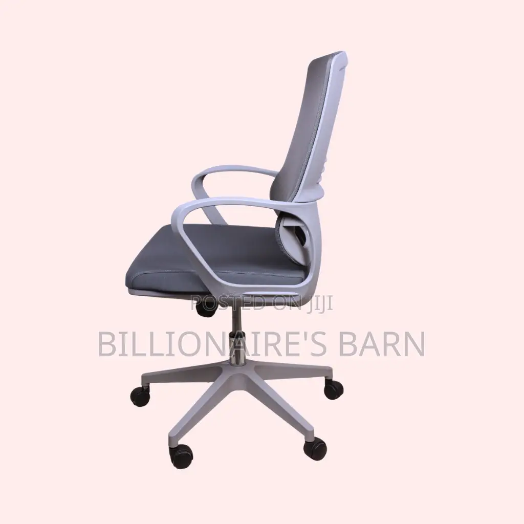 Grey Ergonomic Mesh Office Chair (Quiet-Roll) — Offer Valid This Week!