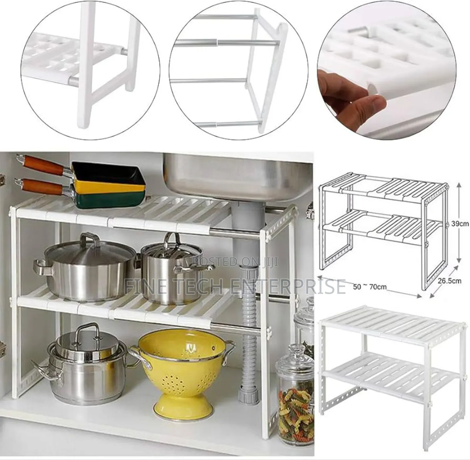 Expandable Under The Sink Rack