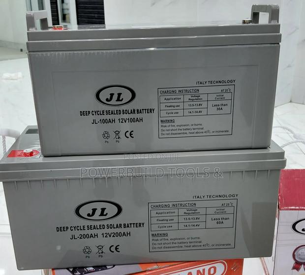 Jl-12v 100ah Deep Cycle Solar Battery - thumbnail 3
