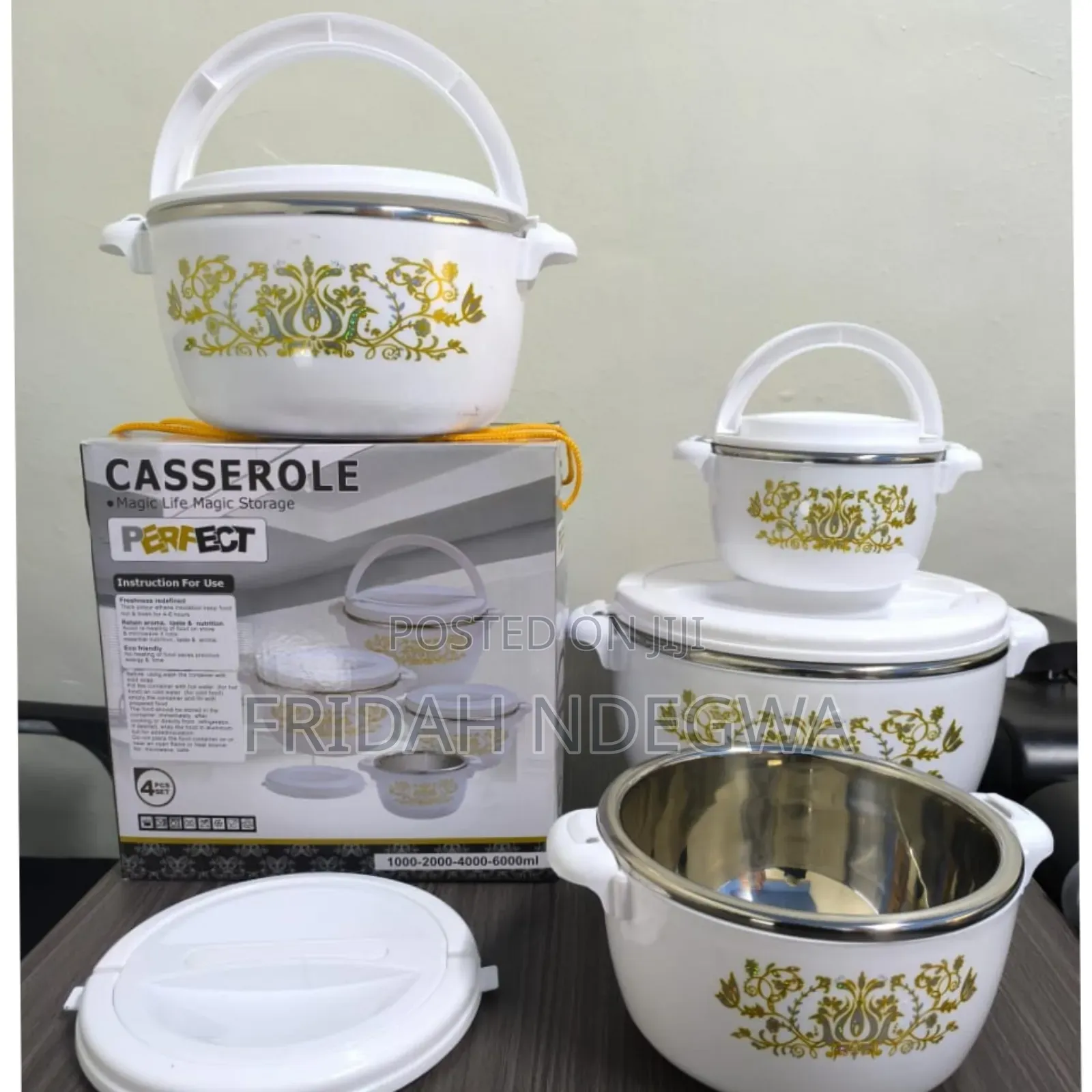 4pc Hotpot Casserole