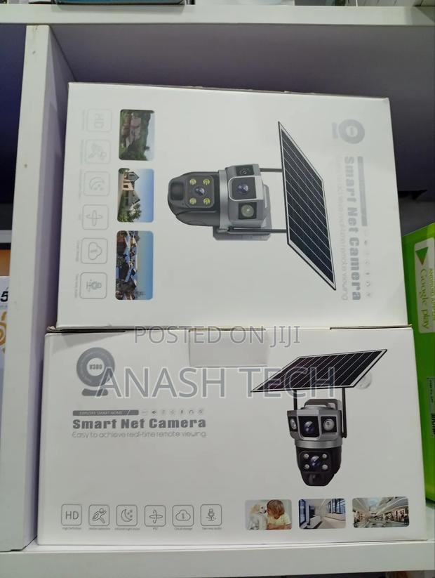 Smart Net Camera V380 Pro Wifi Solar Dual Lens Camera
