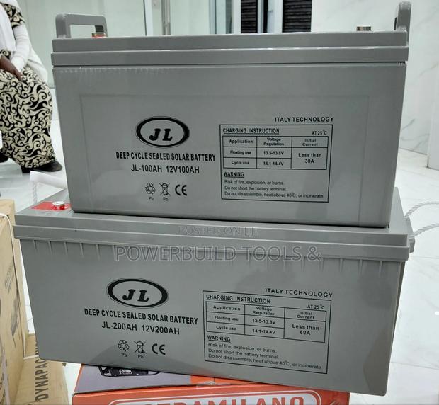 Jl 200ah 12v Deep Cycle Solar Battery 200amps