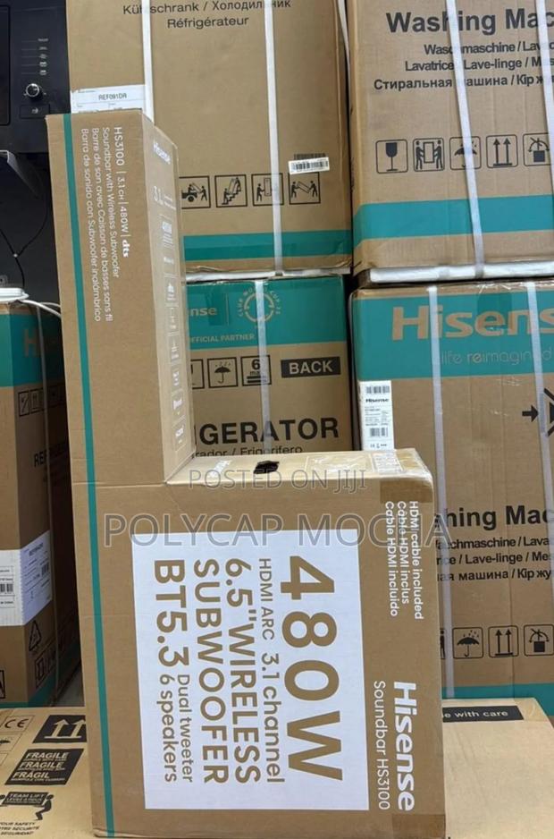 Hisense Hs3100 Soundbar 3.1ch 480w Wireless - main view