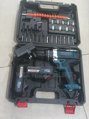Bosch Cordless 48v Drill With 2 Battery Accessories.Professional Drill