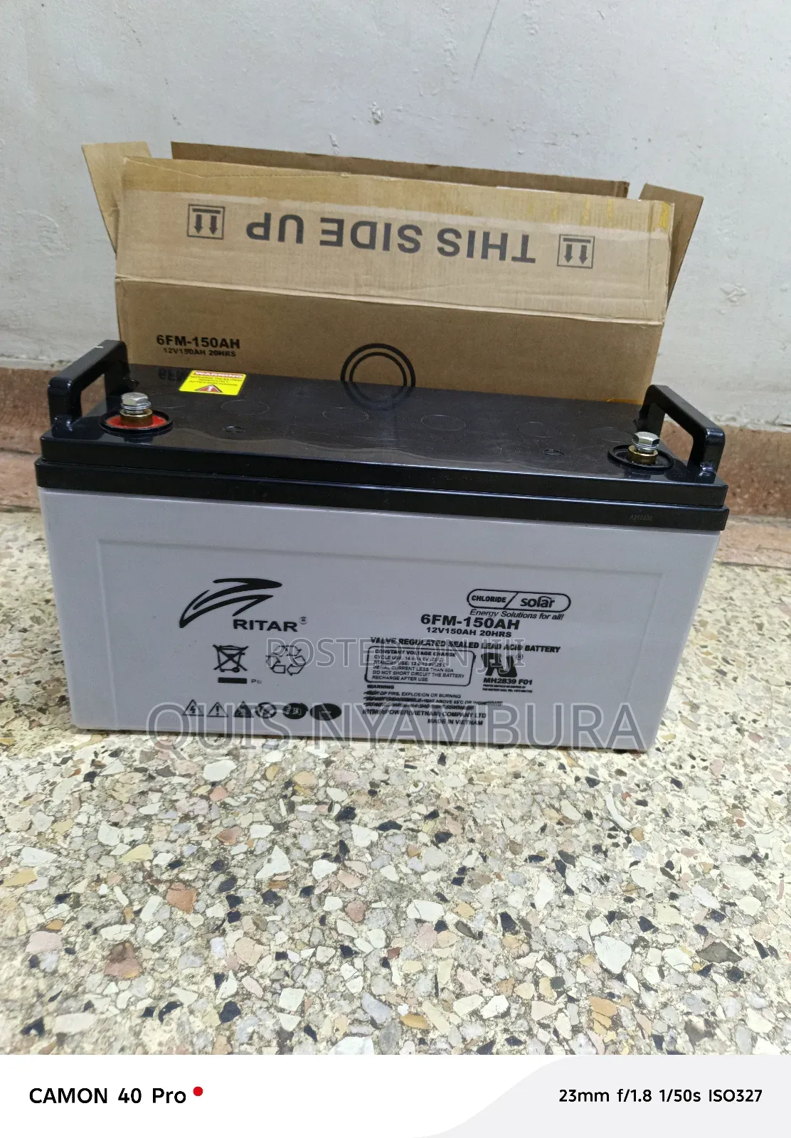 Ritar Solar Battery/ 150ah Solar Battery Deep Cycle