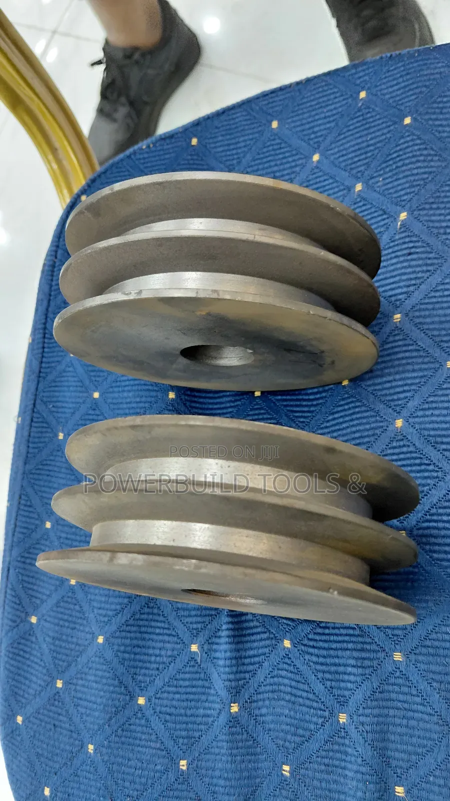 Pulley 2 Grooves For Electric Motor 7.5hp And 10hp