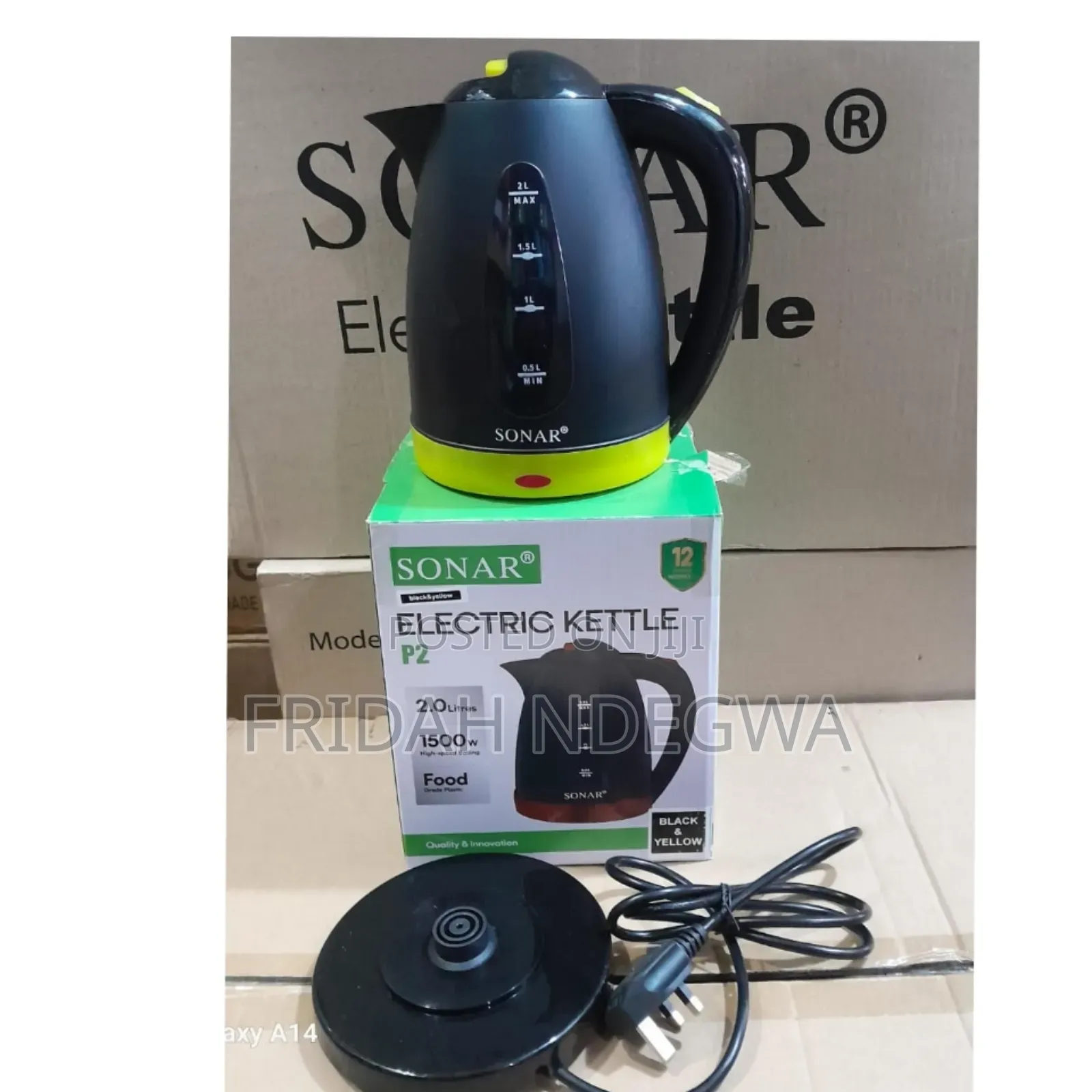 Sonar 2.0 LTRS Electric Kettle