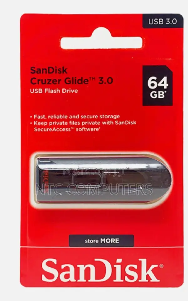 Sandisk Cruzer Glide 64gb Flash Drive Usb 3.