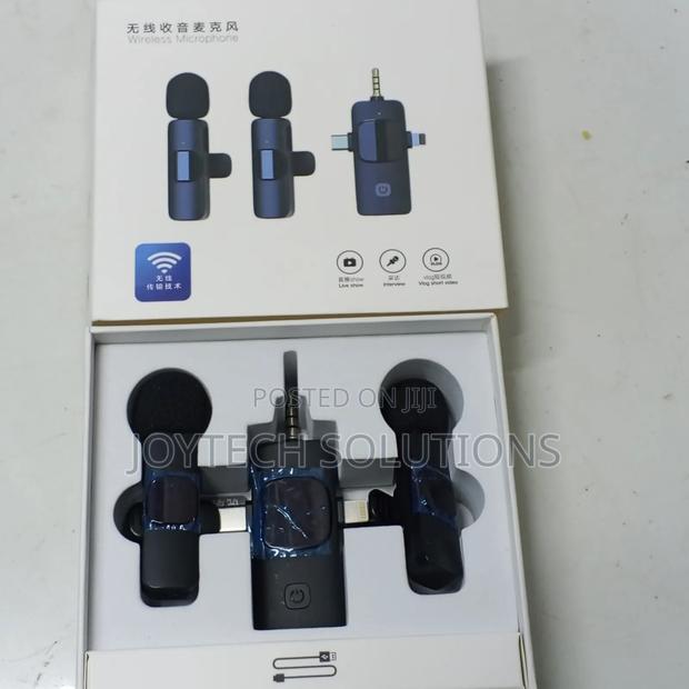 Lapel Wireless Microphone Lapel Microphone 3 in 1 Plug Types.