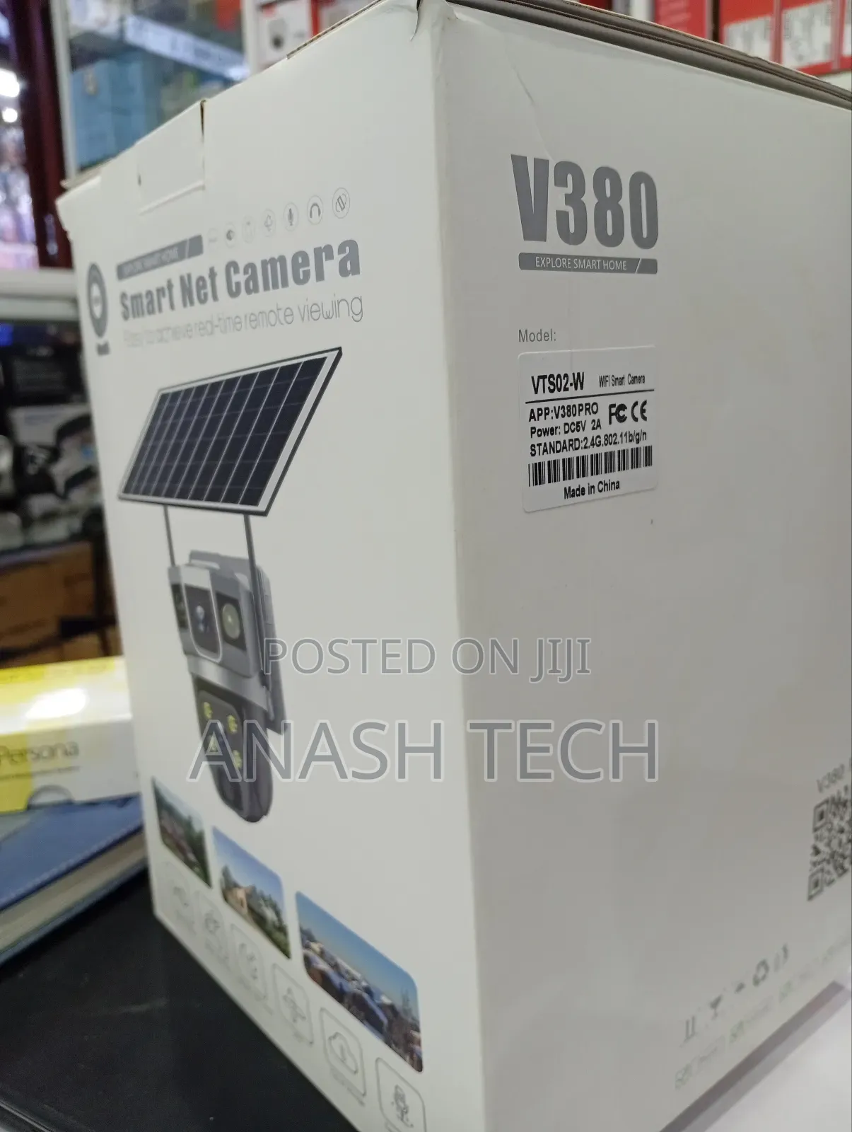 Wifi Solar CCTV Camera 2mp Hd Video Smart