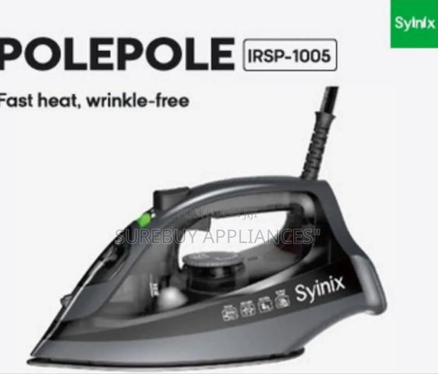 Syinix Steam Iron Polepole Leak-Proof Non-Stick Coating 250ml