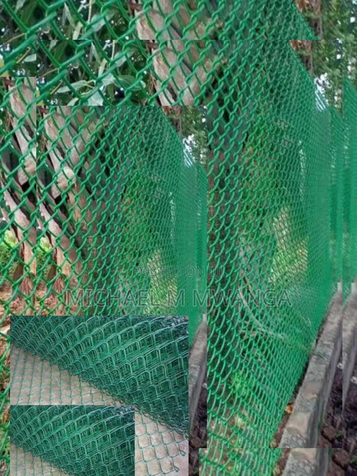 Gardens PVC Coated Chain Link Mesh