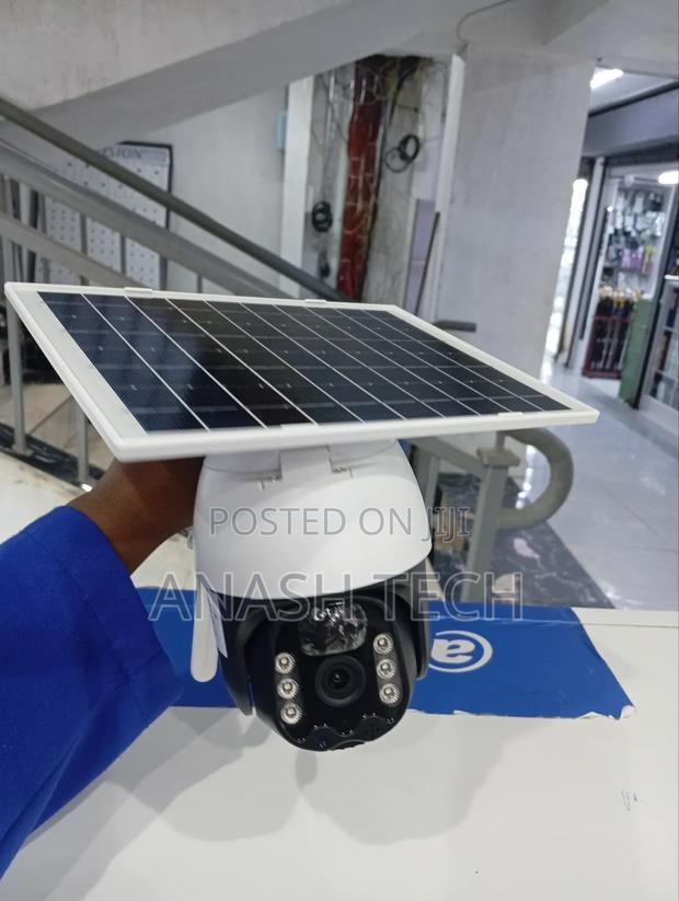 4g Single Lens Wifi Solar Powered CCTV Camera With Audio