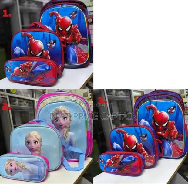 3 in 1 Cartoon School Bag - main view