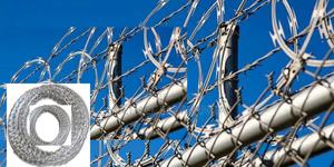 Galvanized Razor Wire 10m Long - thumbnail 2