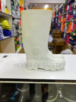 White Good Quality Heavy Duty Gumboots
